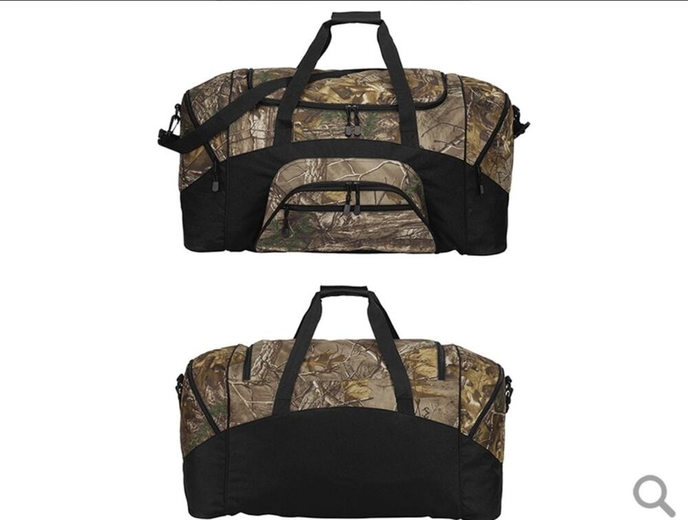 Large Rugged Realtree Xtra Camo Hunting Camping Duffel Bag Outdoor Travel